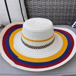 Stylish Multicolor Wide Brim Hat